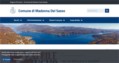 Desktop Screenshot of comune.madonnadelsasso.vb.it